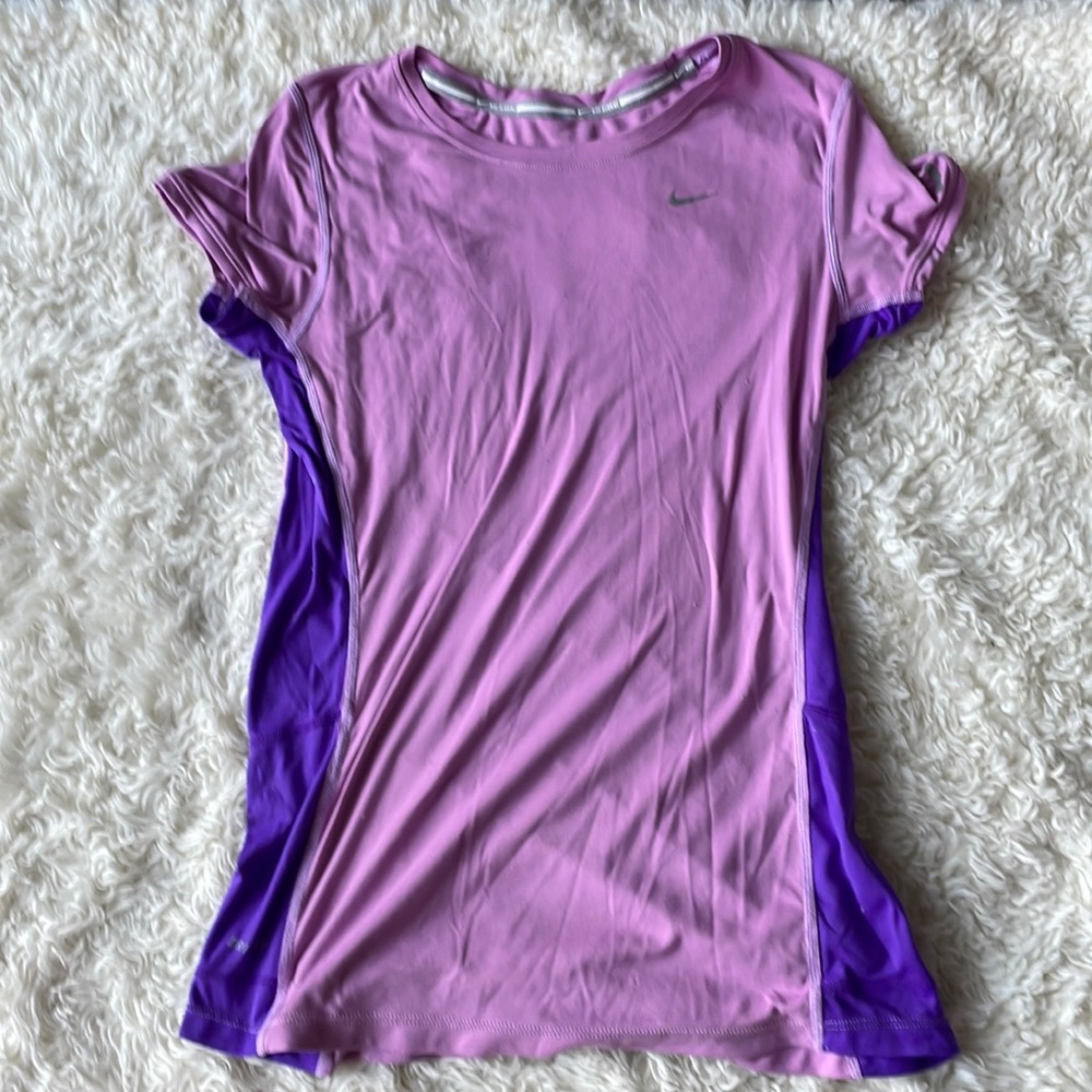 Purple Nike running tee